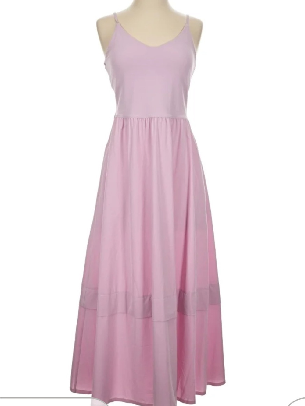 Athleta Light Pink Maxi Dress